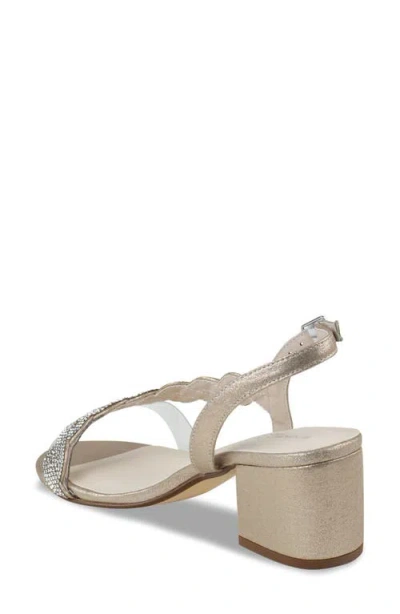 Touch Ups Ruby Slingback Sandal In Gold