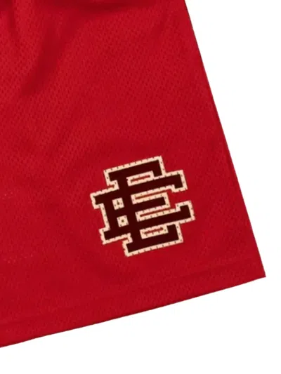Eric Emanuel Basic Logo-print Shorts In Red