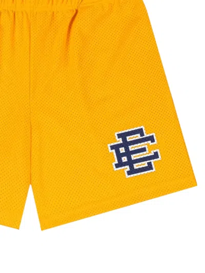 Eric Emanuel Basic Mesh Shorts In Yellow