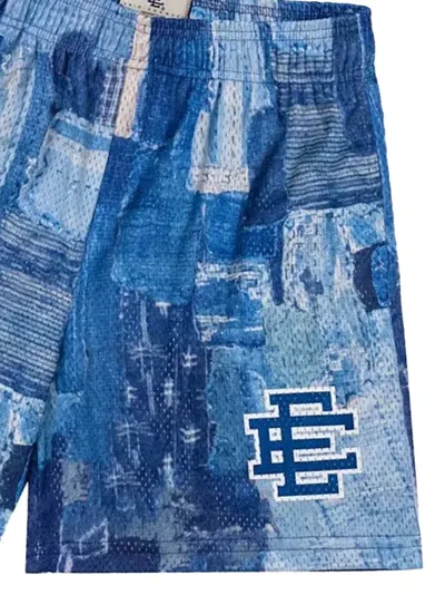 Eric Emanuel Boro Patchwork Shorts In Multi