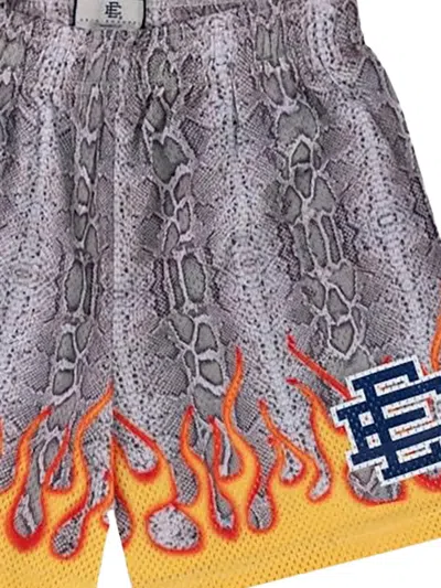 Eric Emanuel Ee Basic Snake-print Shorts In Multi