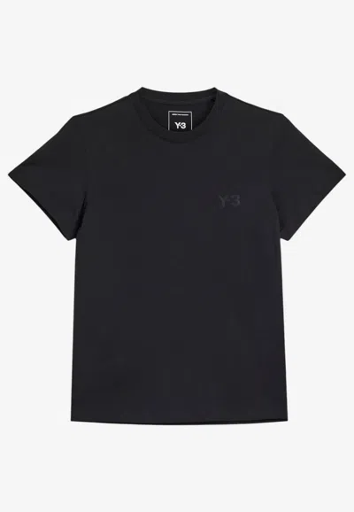 Y-3 Regular Short Sleeve Tee In Black