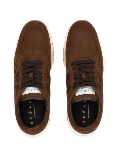 Hogan Sneakers Interactive In Brown