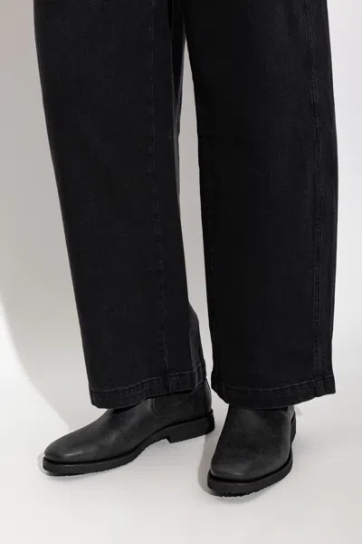 Allsaints Chelsea Boots With Pull Tabs In Silver