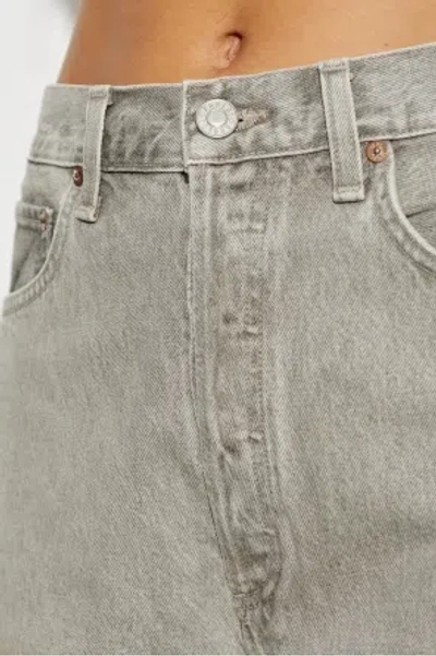 Agolde Belt-loop Jeans In Gray