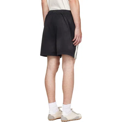 424 Printed Pattern Athletic Shorts In Black
