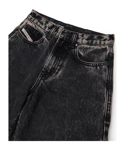 Diesel D-milty Washed-effect Jeans In Multi