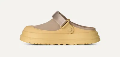 Ugg Goldenglow Suede Clogs In Brown