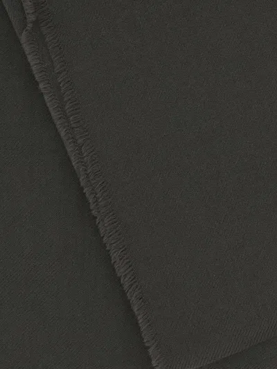 Destin Surl Raw-edged Rectangular Scarf In Gray