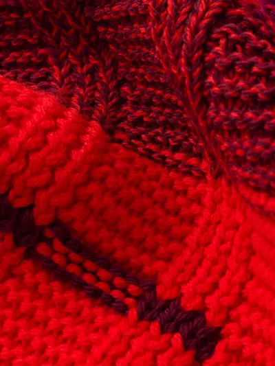 Prada Wool Scarf In Red