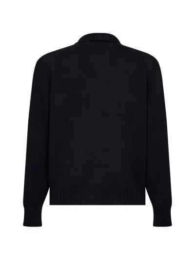 D4.0 Button-up Wool Overshirt In Multi