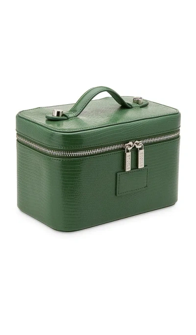Etoile Collective Mini Vanity Case In Moss Lizard Print