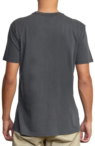 Rvca Pocket T-shirt In Blue