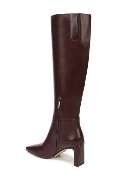Sam Edelman Sylvia Snip-toe Knee-high Dress Boots In Animal Print