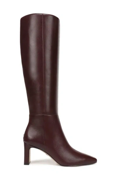 Sam Edelman Sylvia Snip-toe Knee-high Dress Boots In Animal Print