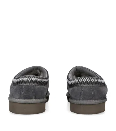 Ugg M Tasman Dark Grey Slipper In Gray