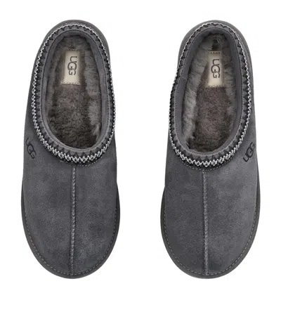 Ugg M Tasman Dark Grey Slipper In Gray