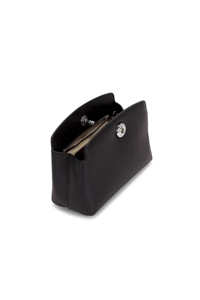 Liffner Mini Pushlock Pouch In Black