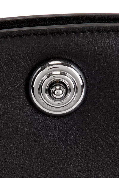 Liffner Mini Pushlock Pouch In Black