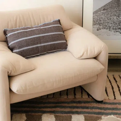 Lorena Canals Handloom Rectangular Cushion In Multi