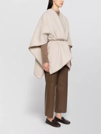 Max Mara Draped Belted Jacket Silk Nylon Blend