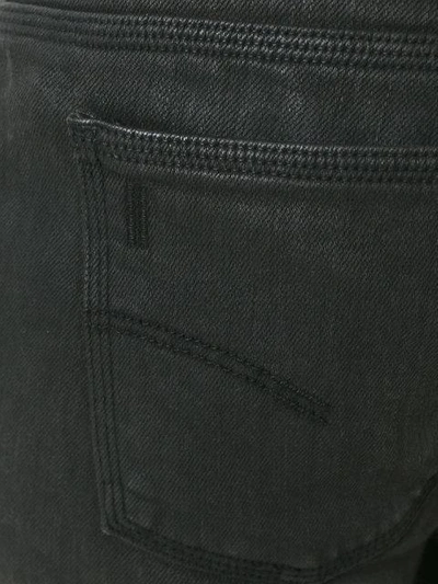 Shop Neil Barrett Straight-cut Jeans In Black