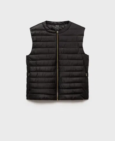 Mango Women's Quilted Vest In Multi