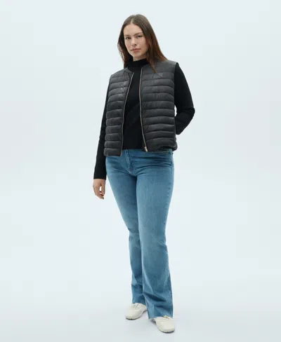 Mango Women's Quilted Vest In Multi