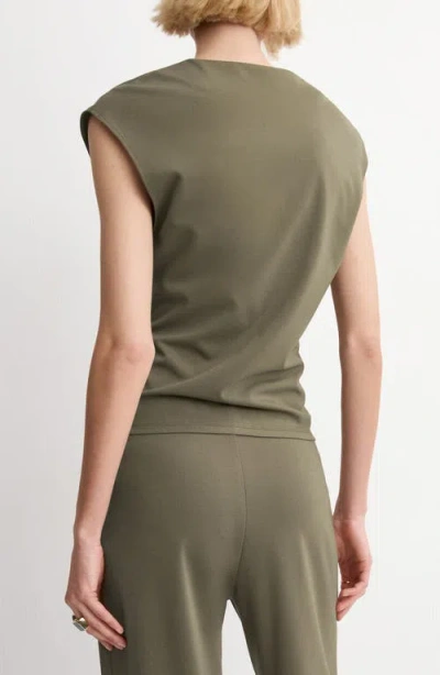 Mango Pleated Top In Multi