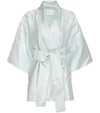 HILLIER BARTLEY Silk-blend jacquard kimono