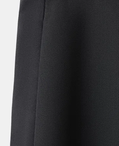 Mango Selection Pleat Front Straight Leg Pants In Black