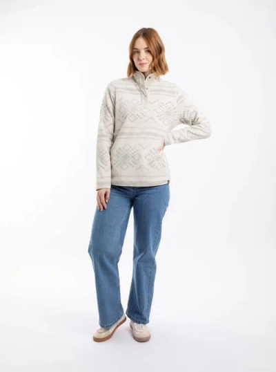 Weird Fish Amy Microfleece Sweatshirt In Blue