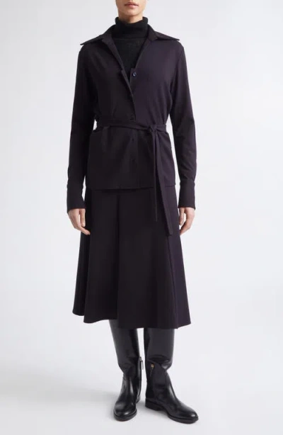 Eleventy Panel Skirt In Blue