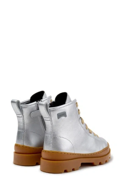 Camper Kids' Brutus Boot In Silver