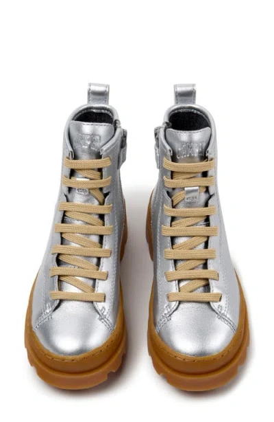 Camper Kids' Brutus Boot In Silver
