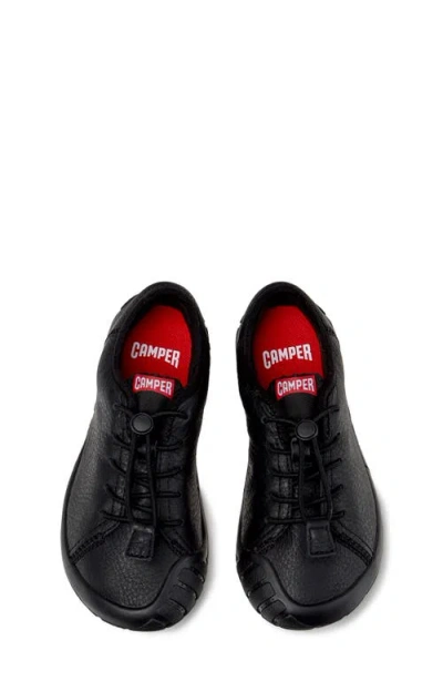 Camper Peu Path Leather Sneaker In Black