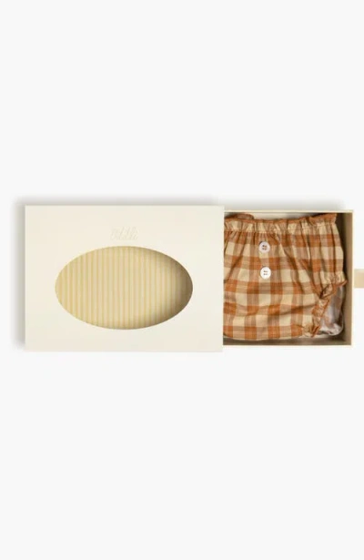 Oddli Plaid Bloomers In Multi