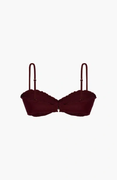 Oddli Bralette Bikini Top In Multi