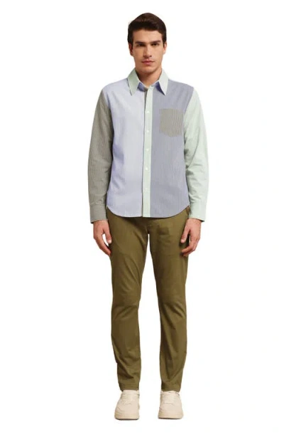 Members Only Button Up Shirt In Blue