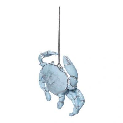 Beachcombers Blue Crab Tree Ornament In Blue