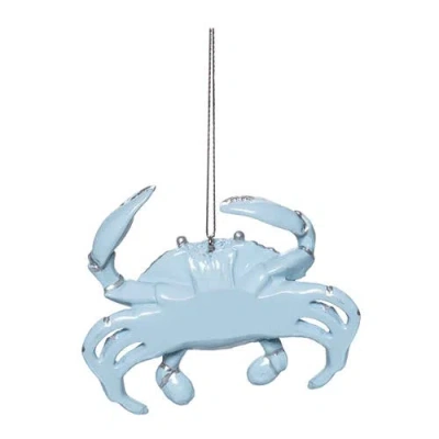 Beachcombers Blue Crab Tree Ornament In Blue