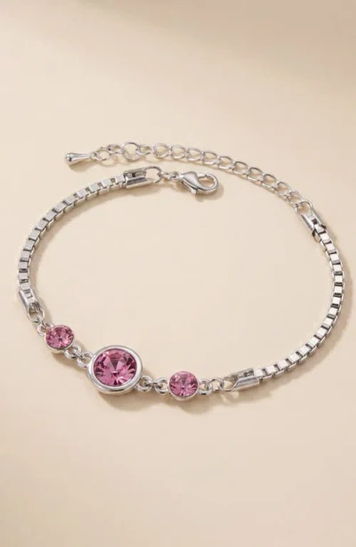 Modenaire Crystal Glitter Bangle In Multi