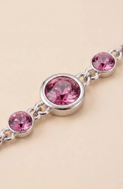 Modenaire Crystal Glitter Bangle In Multi