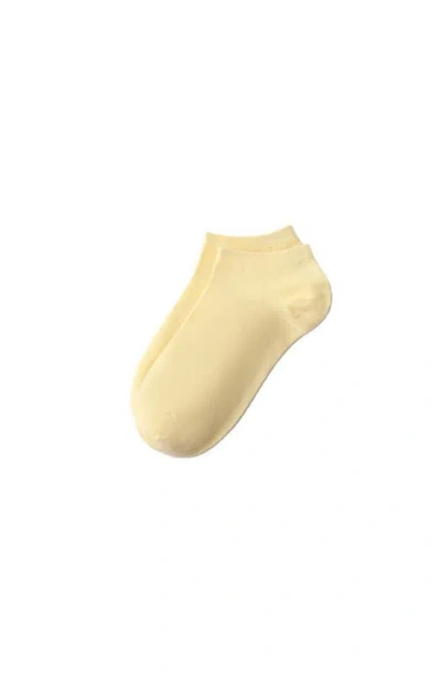 Lands' End 3-pack Cotton Patterned Low Cut Socks In White