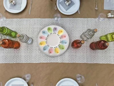 C & F Home C&f Home Easter Chick Egg Serving Plate In Multi