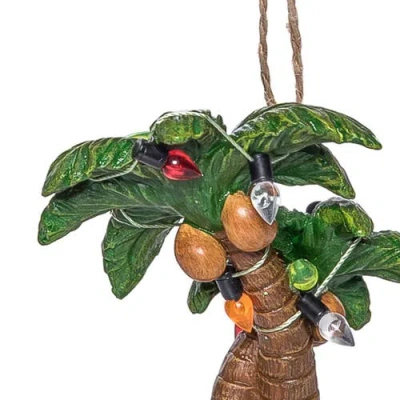 Beachcombers Christmas Palms Tree Ornament In Multi