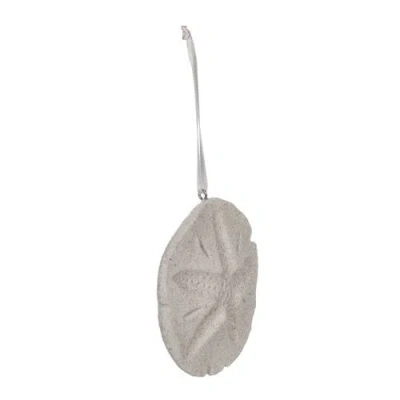 Beachcombers Sandy Sand Dollar Tree Ornament In White