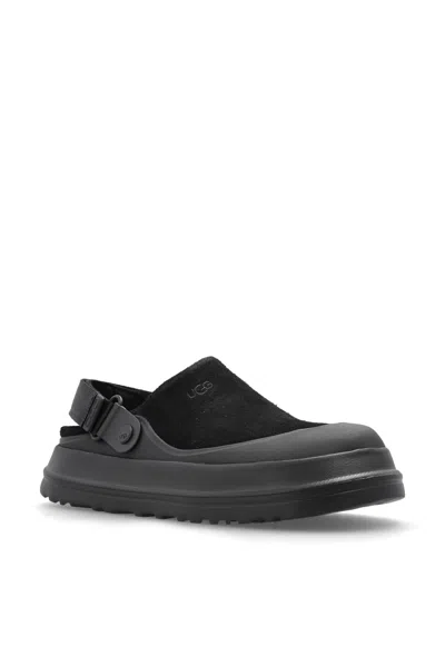 Ugg Round-toe Mules In Black