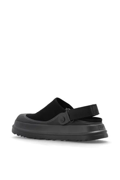 Ugg Round-toe Mules In Black