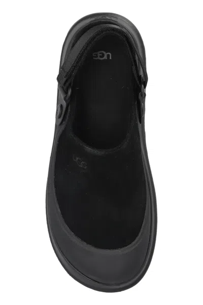 Ugg Round-toe Mules In Black